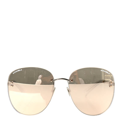 Chanel Metal Mirrored Sunglasses 71307 Gold 2 of 7