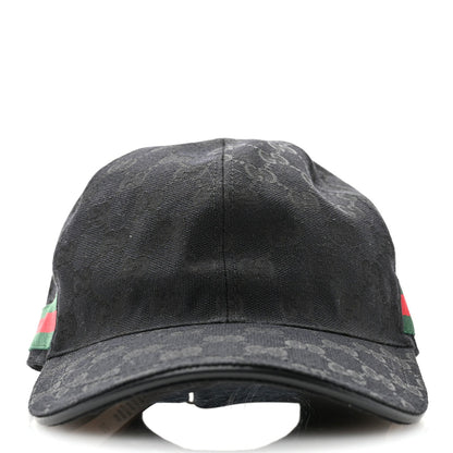 Gucci Monogram Web Baseball Hat XL Black 3 of 7