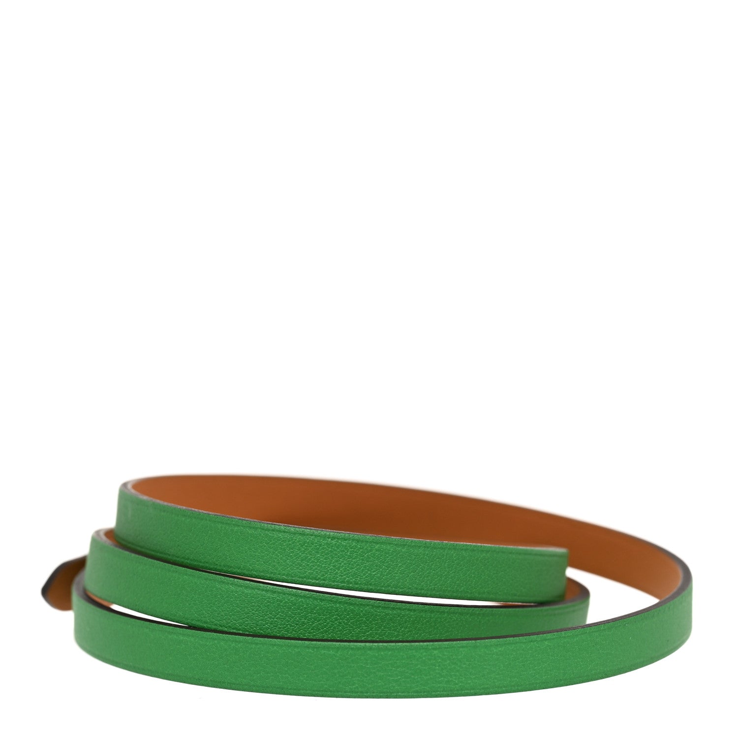 Hermes Swift Hapi 3 MM Triple Tour Wrap Bracelet M Bambou 3 of 9