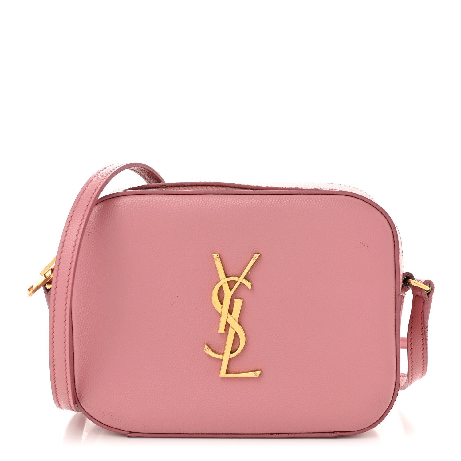 Saint Laurent Grain De Poudre Small Classic Monogram Camera Bag Old Rose 1 of 7