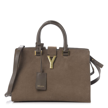 Saint Laurent Suede Small Classic Y Cabas Fog 1 of 11