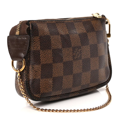 Louis Vuitton Damier Ebene Mini Pochette Accessories 2 of 8