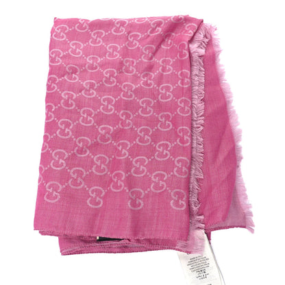Gucci Wool Silk GG Monogram GGNat Scarf  Roseate 2 of 4
