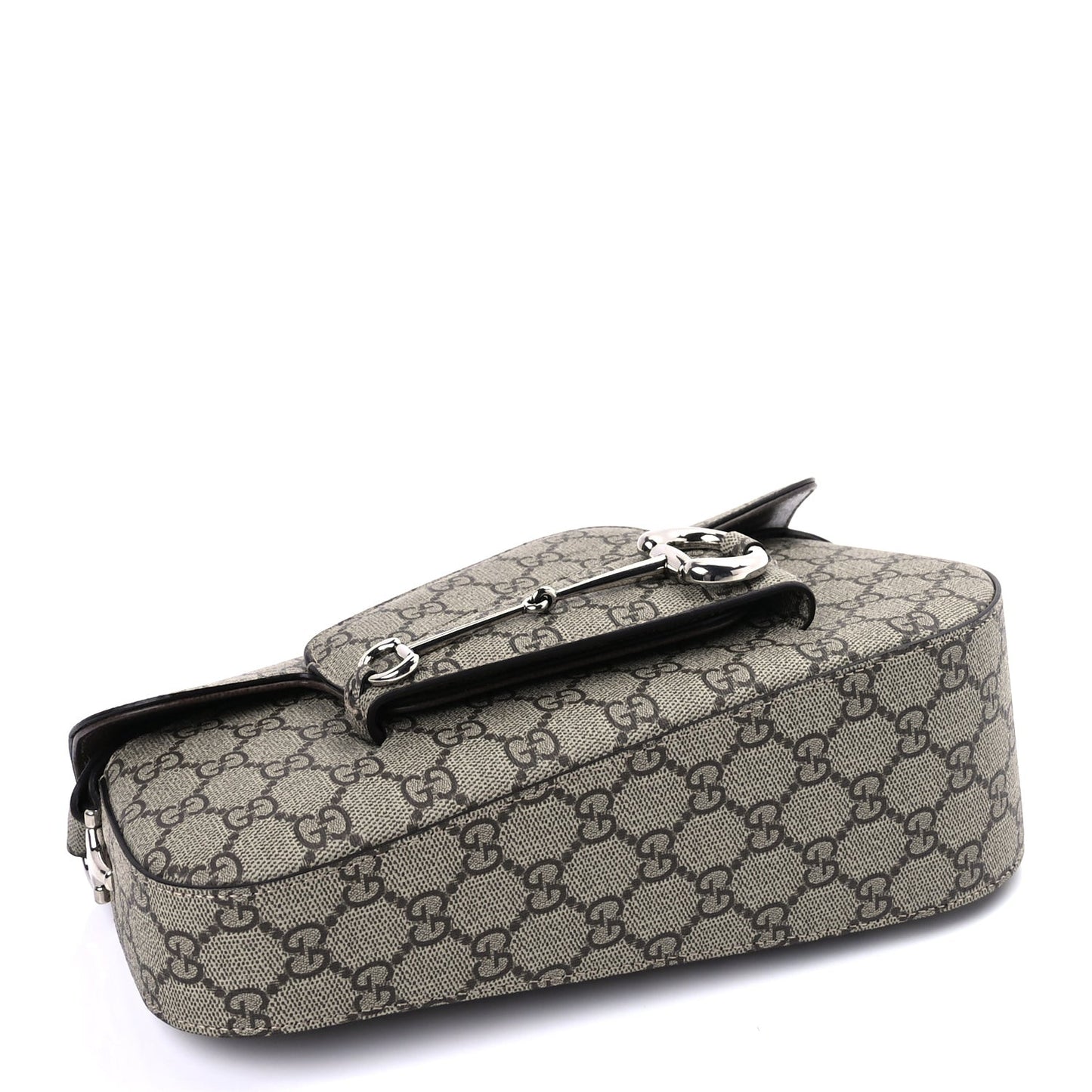 Monogram Small Horsebit 1955 Asymmetric Shoulder Bag  Beige Brown Sugar