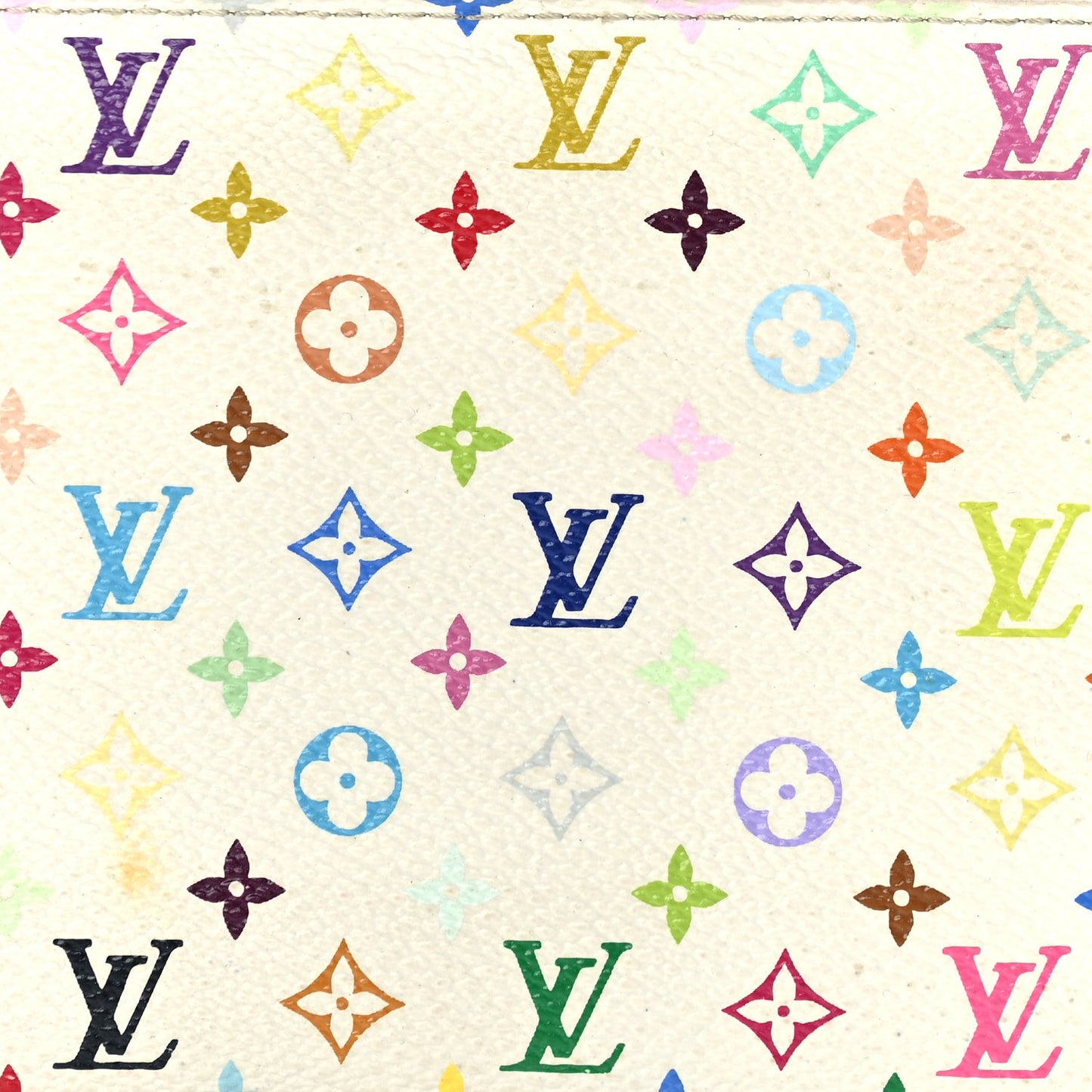Monogram Multicolor Insolite Wallet White Litchi