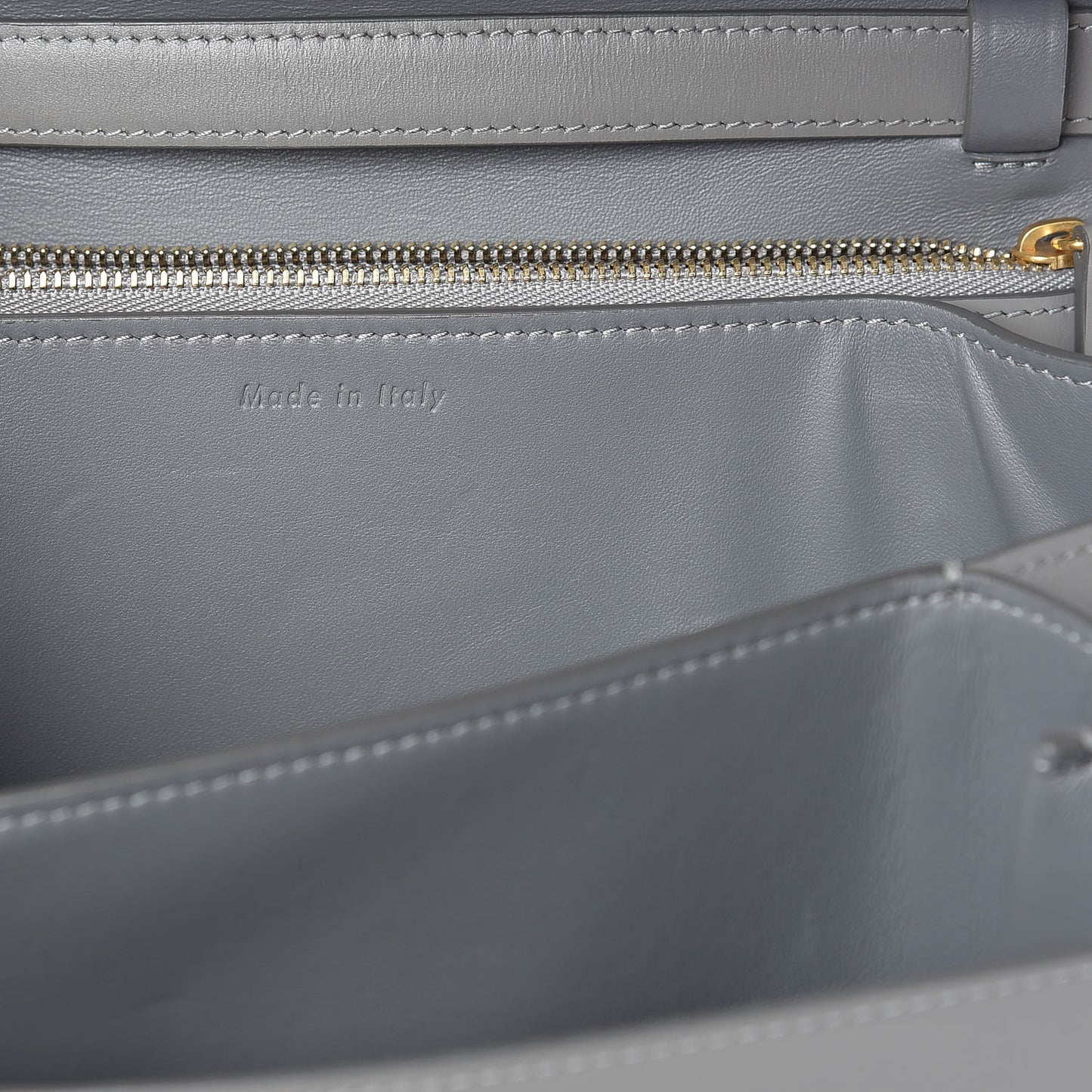 Box Calfskin Medium Classic Box Flap Bag Zinc