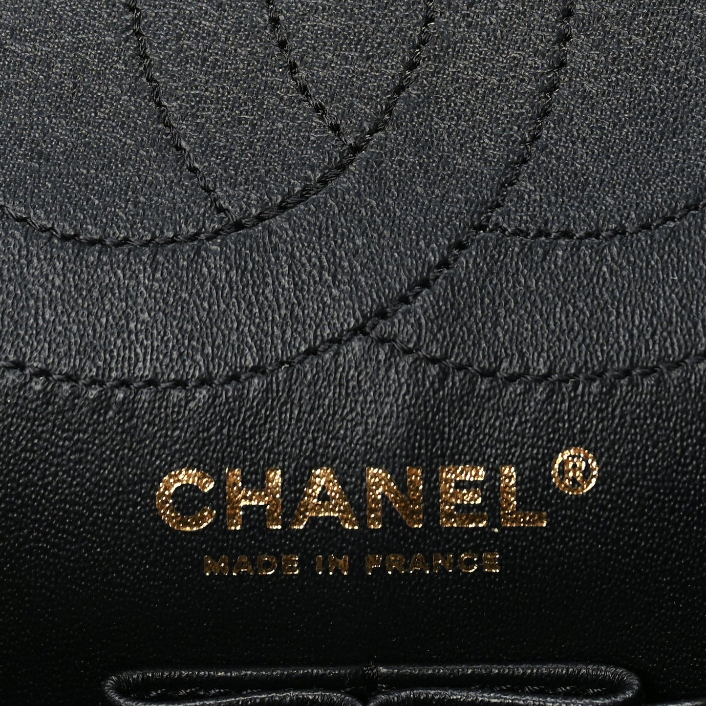 Calfskin Quilted Spoon Charms Brasserie 2.55 Reissue 225 Flap  Black