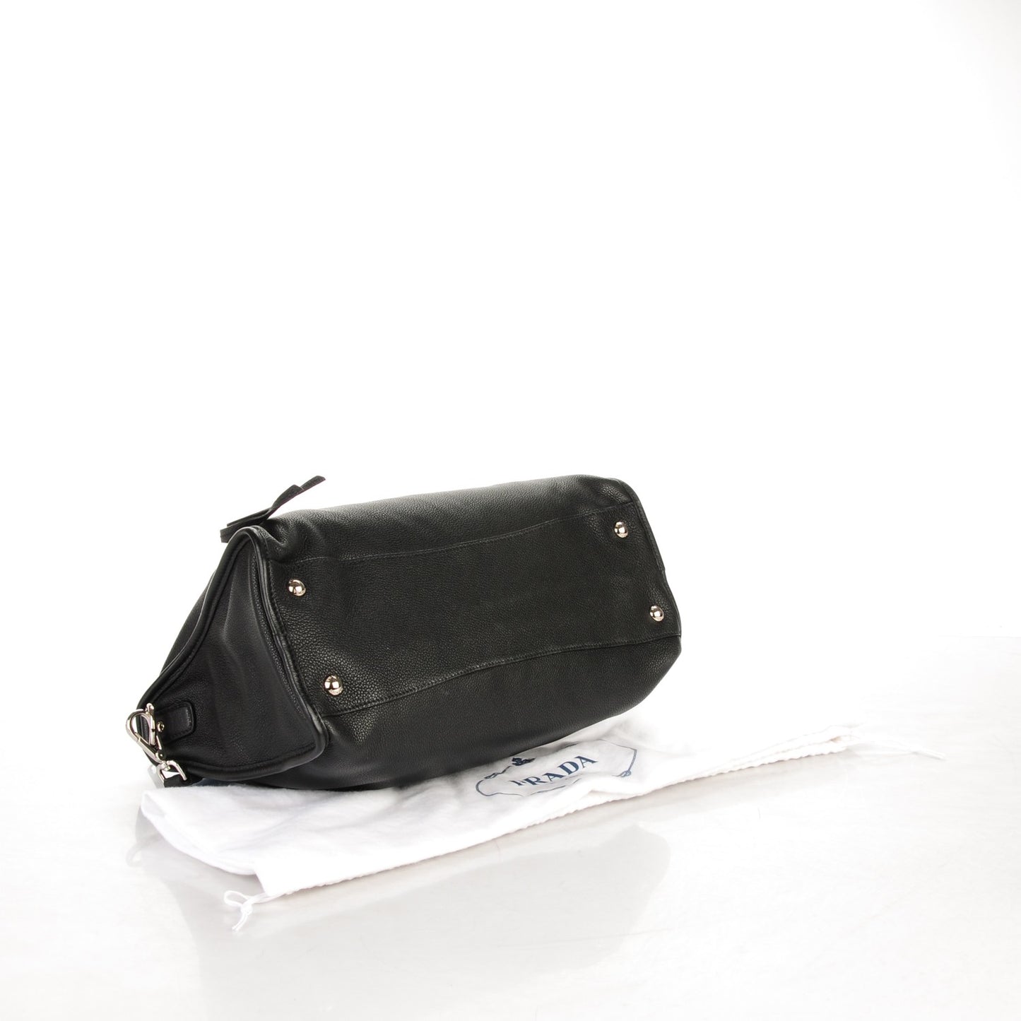 Vitello Phenix Shoulder Bag Nero Black