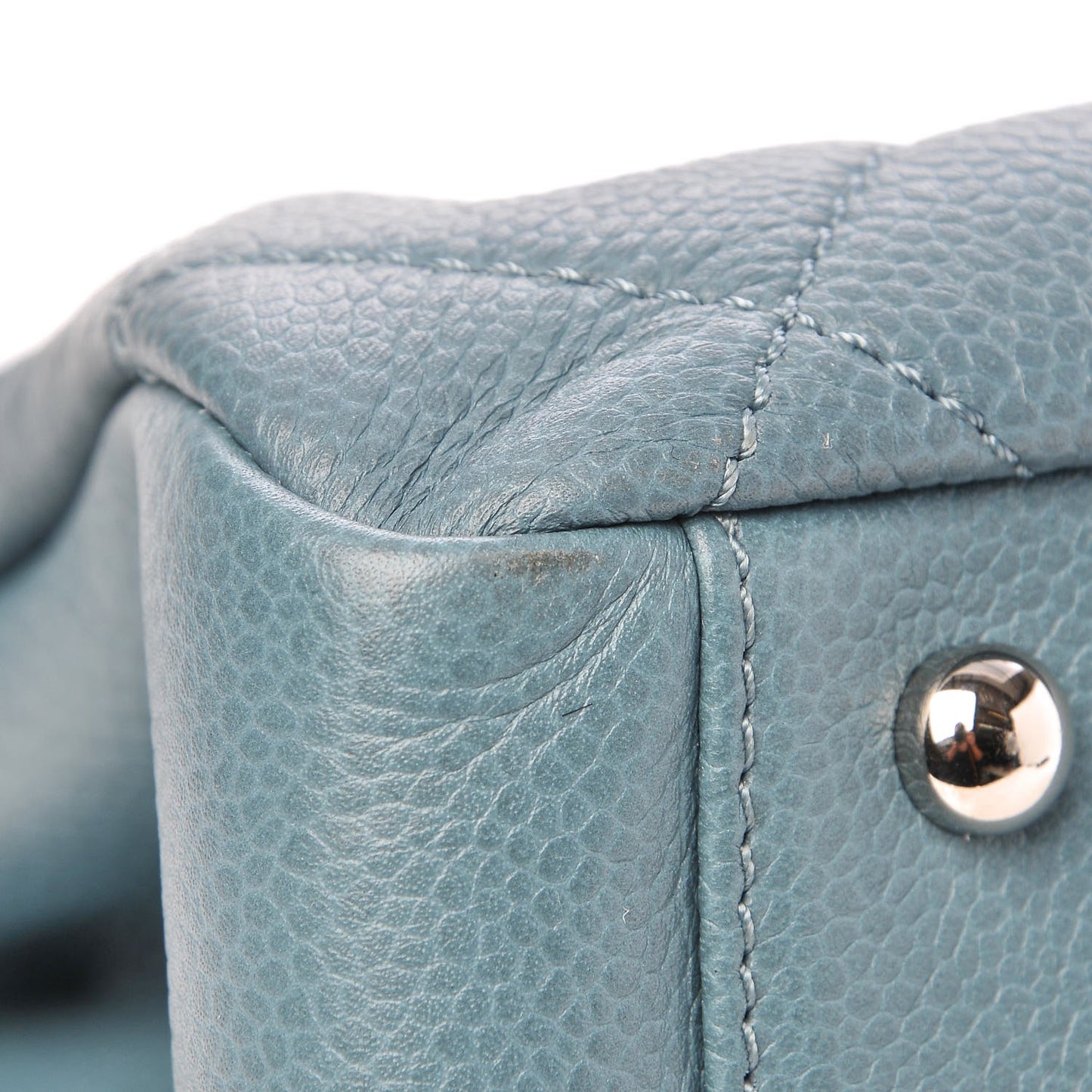 Caviar Quilted Timeless CC Tote Blue