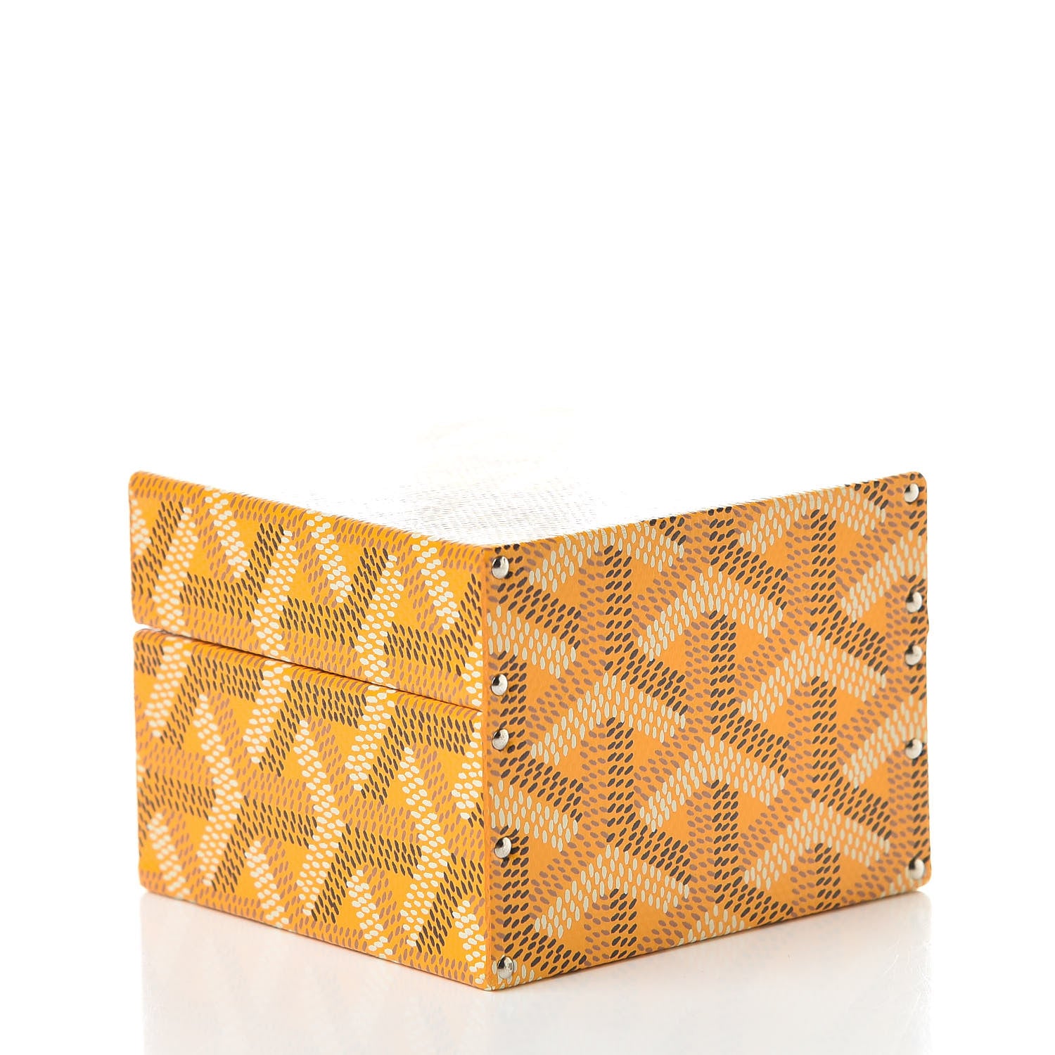Goyard Goyardine Regence Mini Trunk Yellow 3 of 8