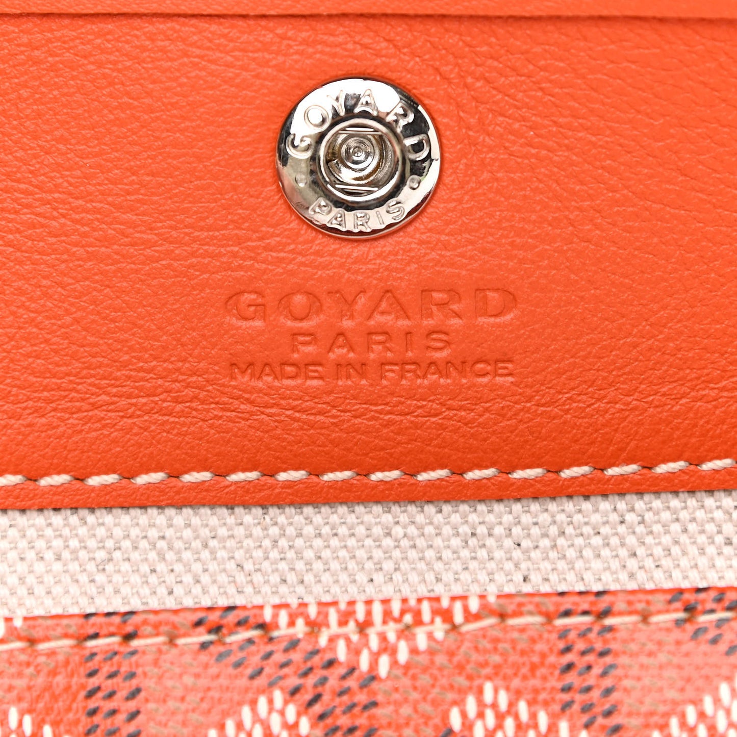Goyardine Reversible Mini Anjou Orange