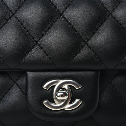 Chanel Calfskin Quilted CC Uniform Flap Belt Bag Black 7 of 9