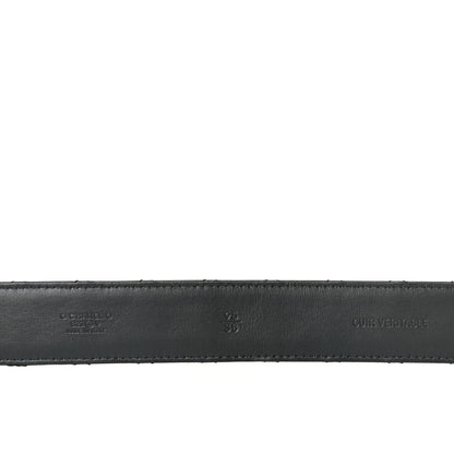 Chanel Calfskin Quilted CC Chain Belt 95 38 Black 3 of 5