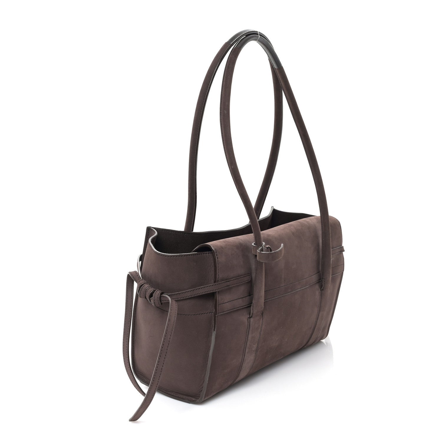 Mulberry MULBERRY Nubuck Small Soft Bayswater Satchel Ebomy 3 of 7