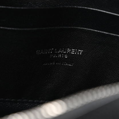 Saint Laurent Grain De Poudre Matelasse Monogram Mini Lou Camera Bag Black 6 of 11