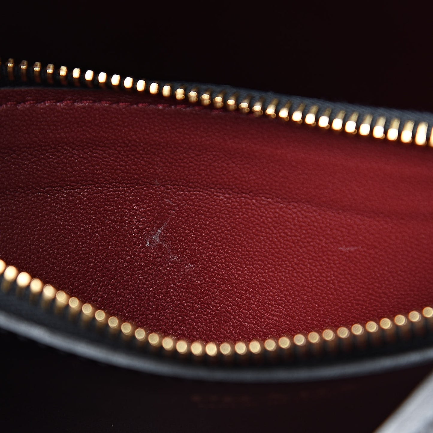 Saffiano Cuir Matinee Tote Black Cherry