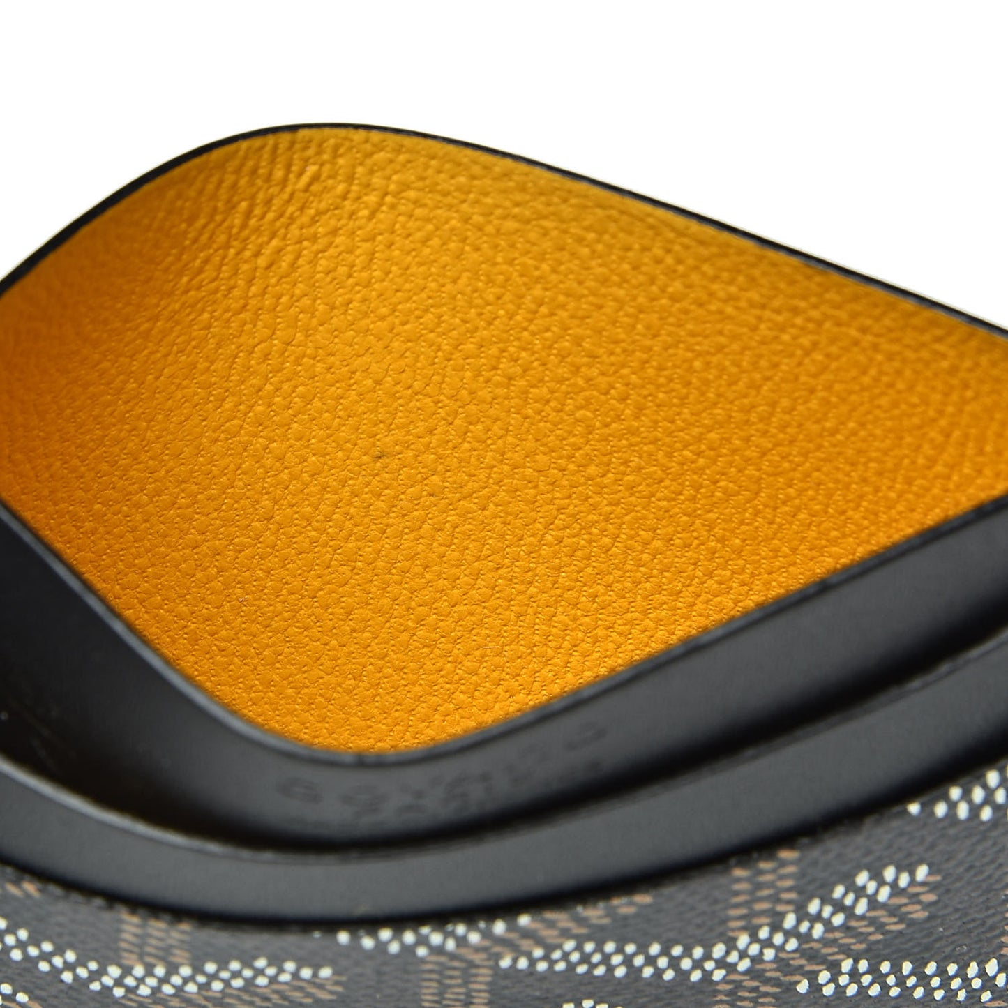 Goyardine Saint Sulpice Card Holder Black