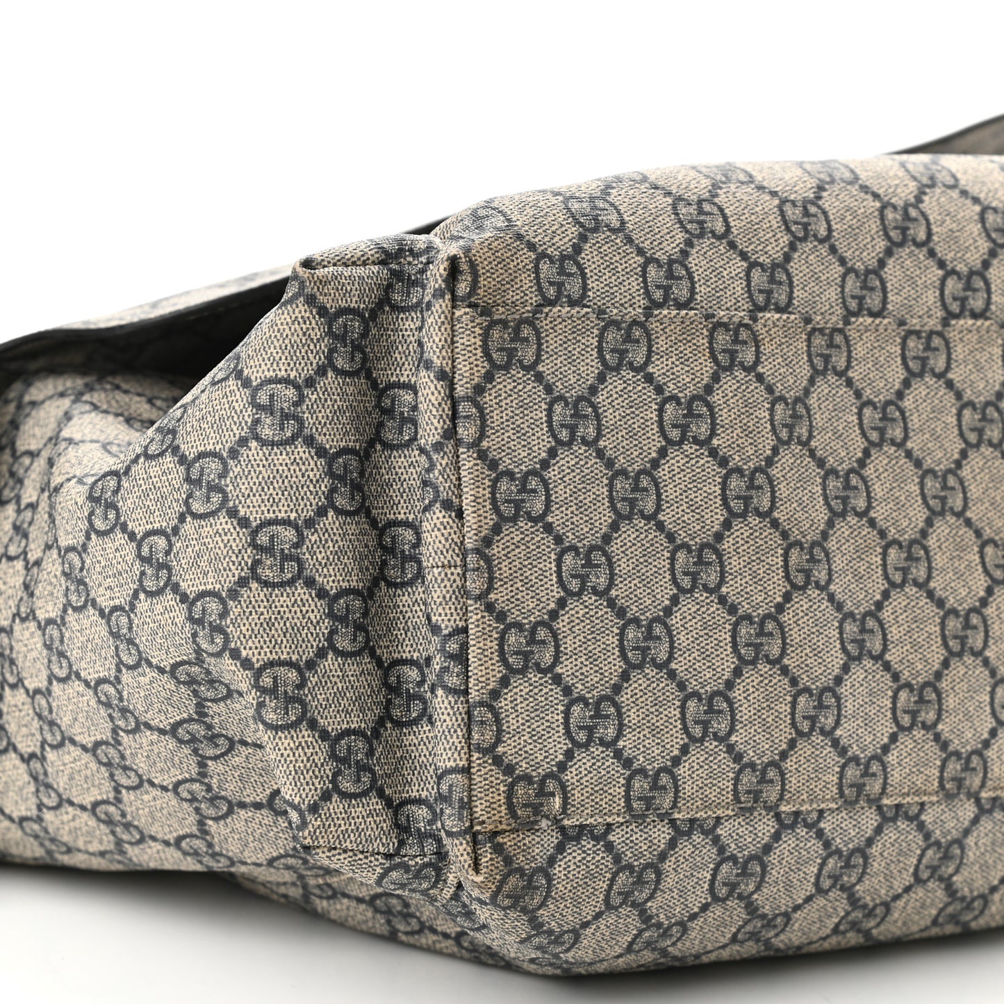 GG Plus Monogram Messenger Diaper Bag Navy