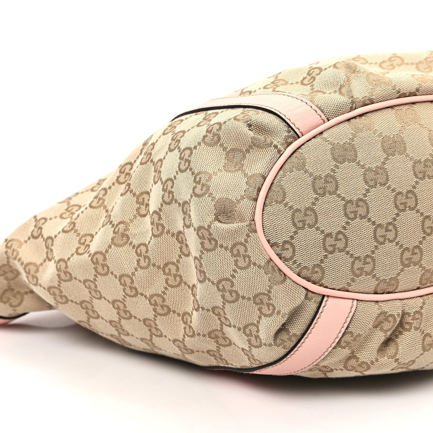 Monogram Medium D Gold Tote Bag Pink