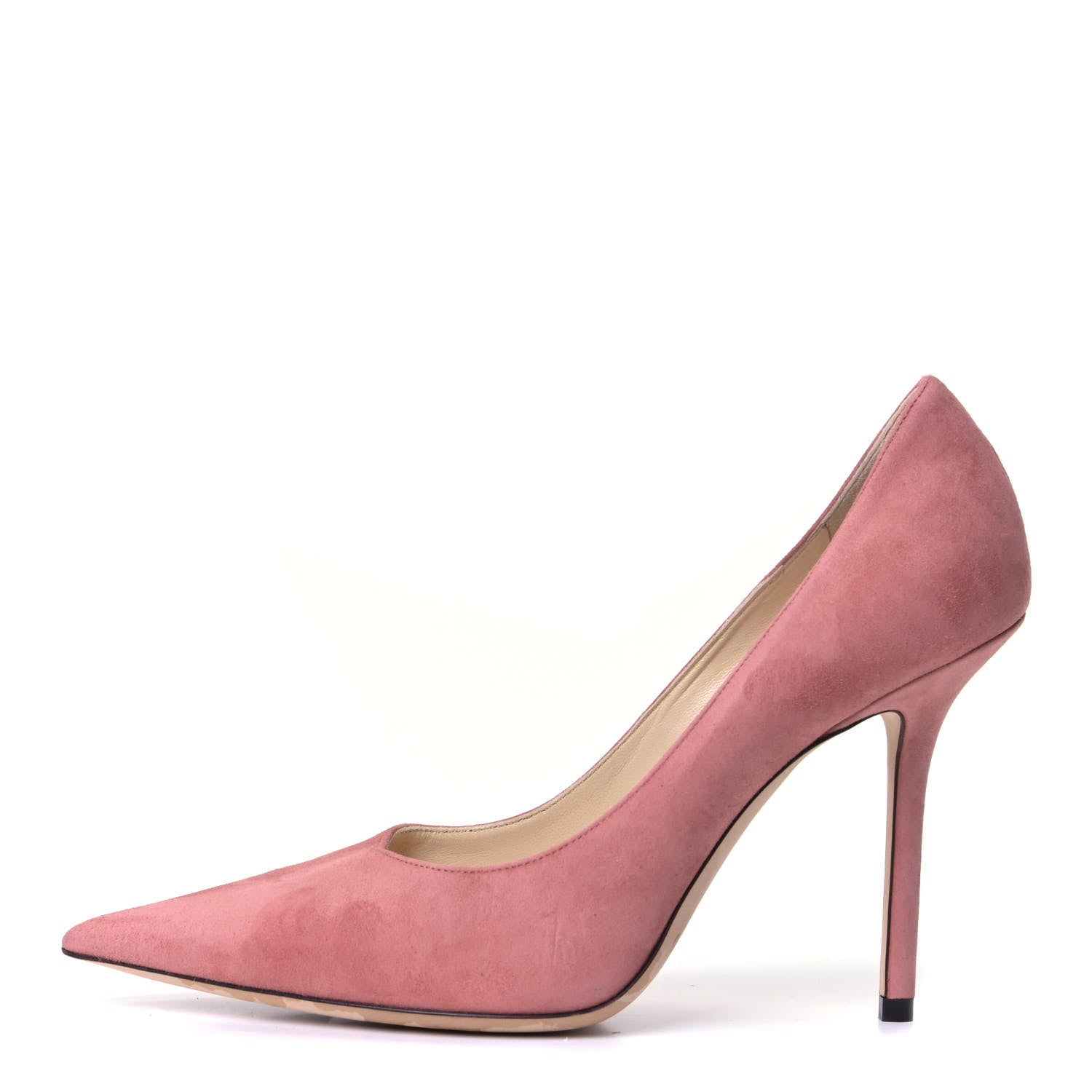 Jimmy Choo Suede Abel Pumps 37 Pink 1 of 6