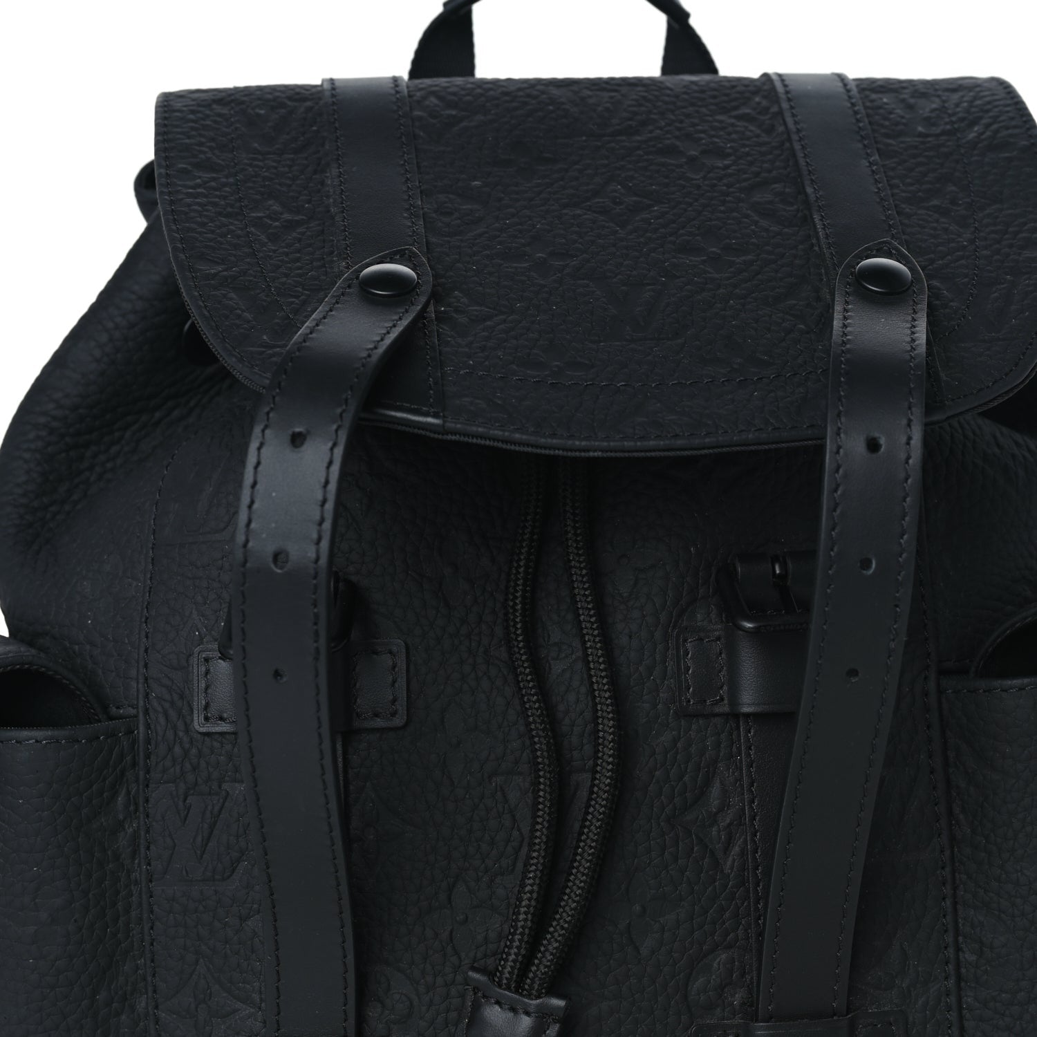 Louis Vuitton Taurillon Monogram Christopher MM Backpack  Black 6 of 8