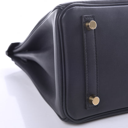 Hermes Swift Birkin 25 Bleu Indigo 6 of 12