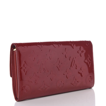 Louis Vuitton Vernis Sarah Wallet Pomme D'Amour 2 of 7