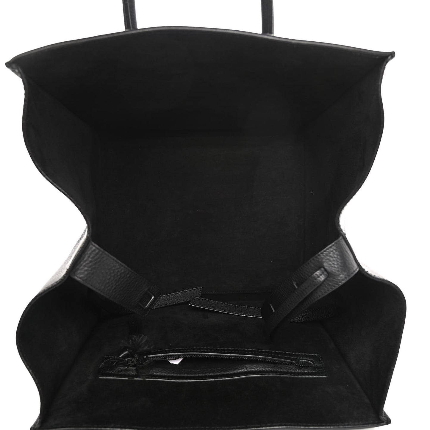 Smooth Calfskin Medium Phantom Luggage Black