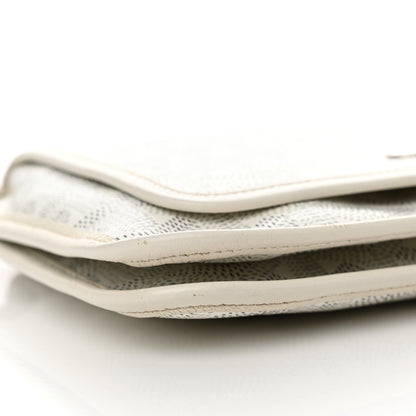 Goyard Goyardine Plumet Wallet Clutch White 8 of 21