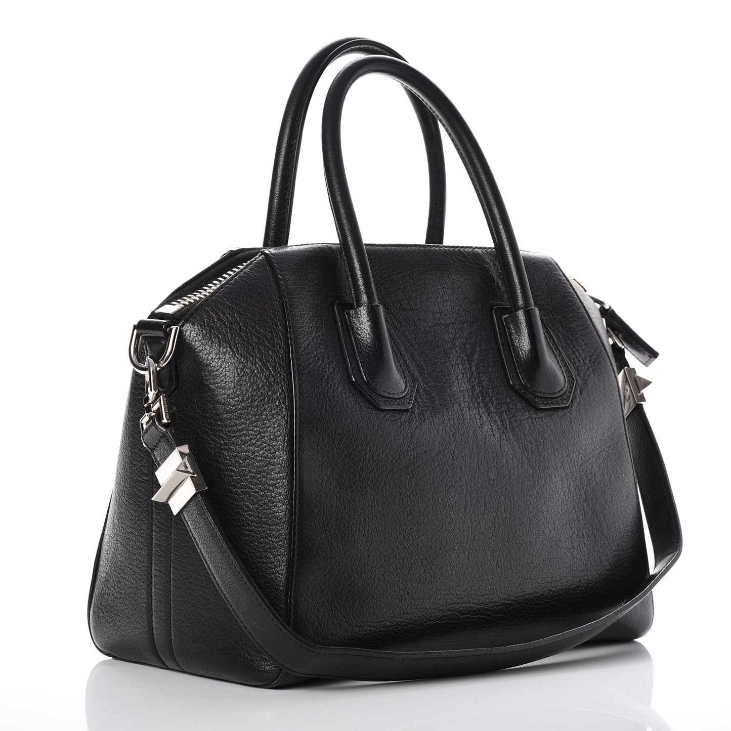 Sugar Goatskin Small Antigona Black