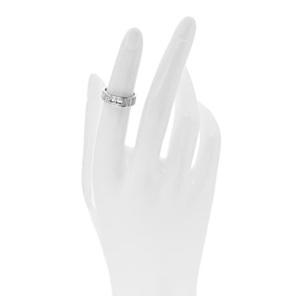 Hermes 18K White Gold Diamond Pave Kelly Ring 48 4.5 2 of 4