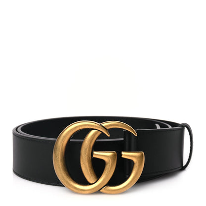 Gucci Calfskin Double G 40mm Belt 95 38 Black 1 of 5