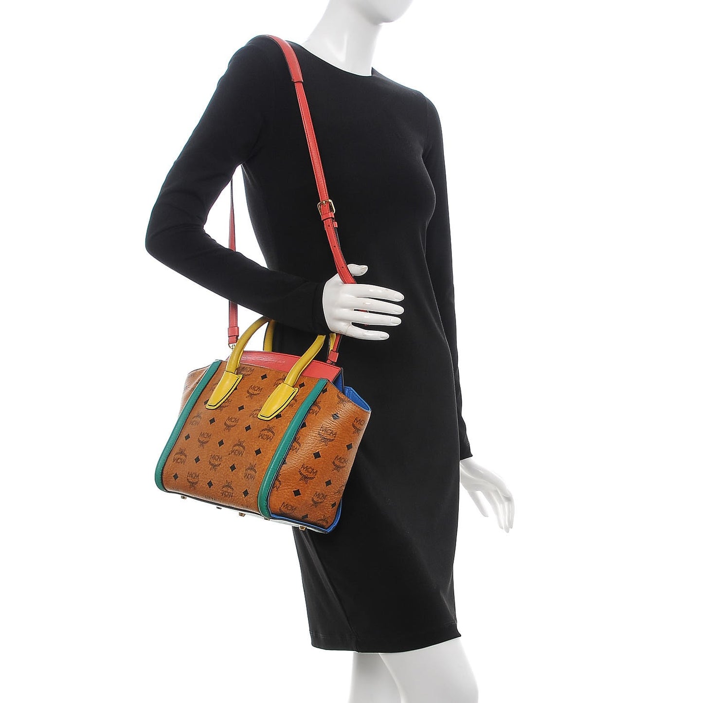 Visetos Satchel Cognac Multicolor