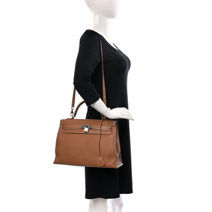 Hermes Togo Kelly Mou 32 Gold 2 of 19