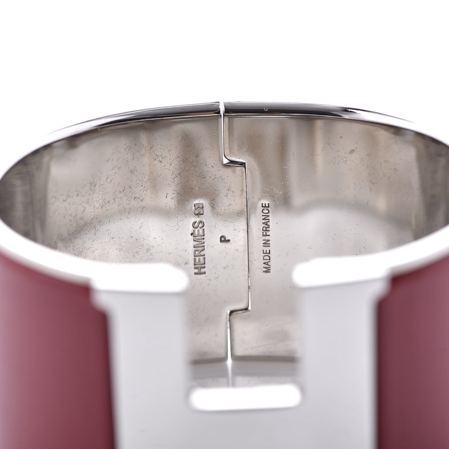 Enamel Extra Wide Clic Clac H Bracelet PM Red