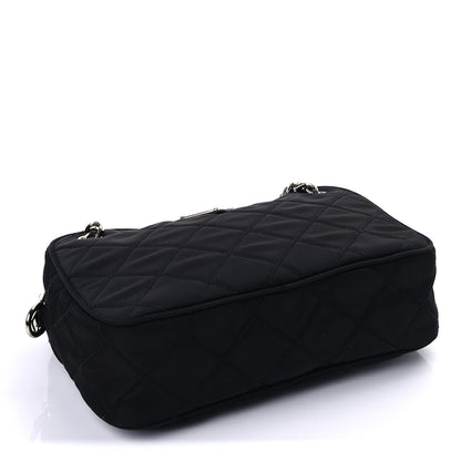 Prada Nylon Tessuto Impuntu Quilted Bandoliera Crossbody Bag Black 3 of 8