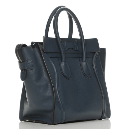 Celine Drummed Calfskin Mini Luggage Orage 3 of 8