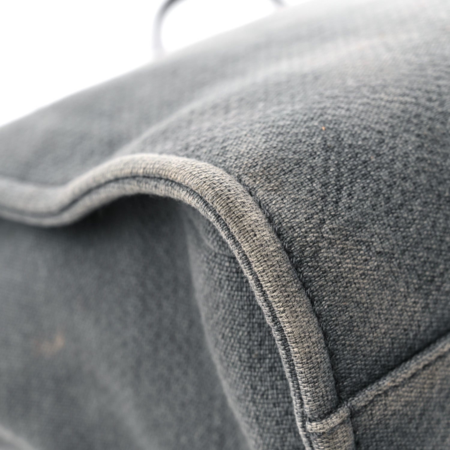 Chanel Canvas Small Deauville Tote Grey 10 of 16