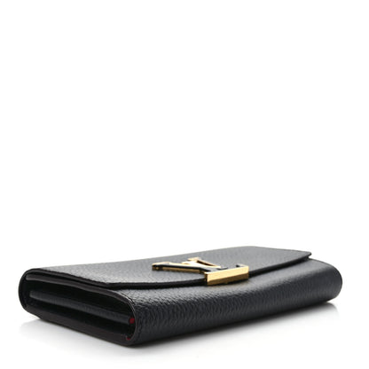 Louis Vuitton Taurillon Capucines Wallet Black 4 of 7