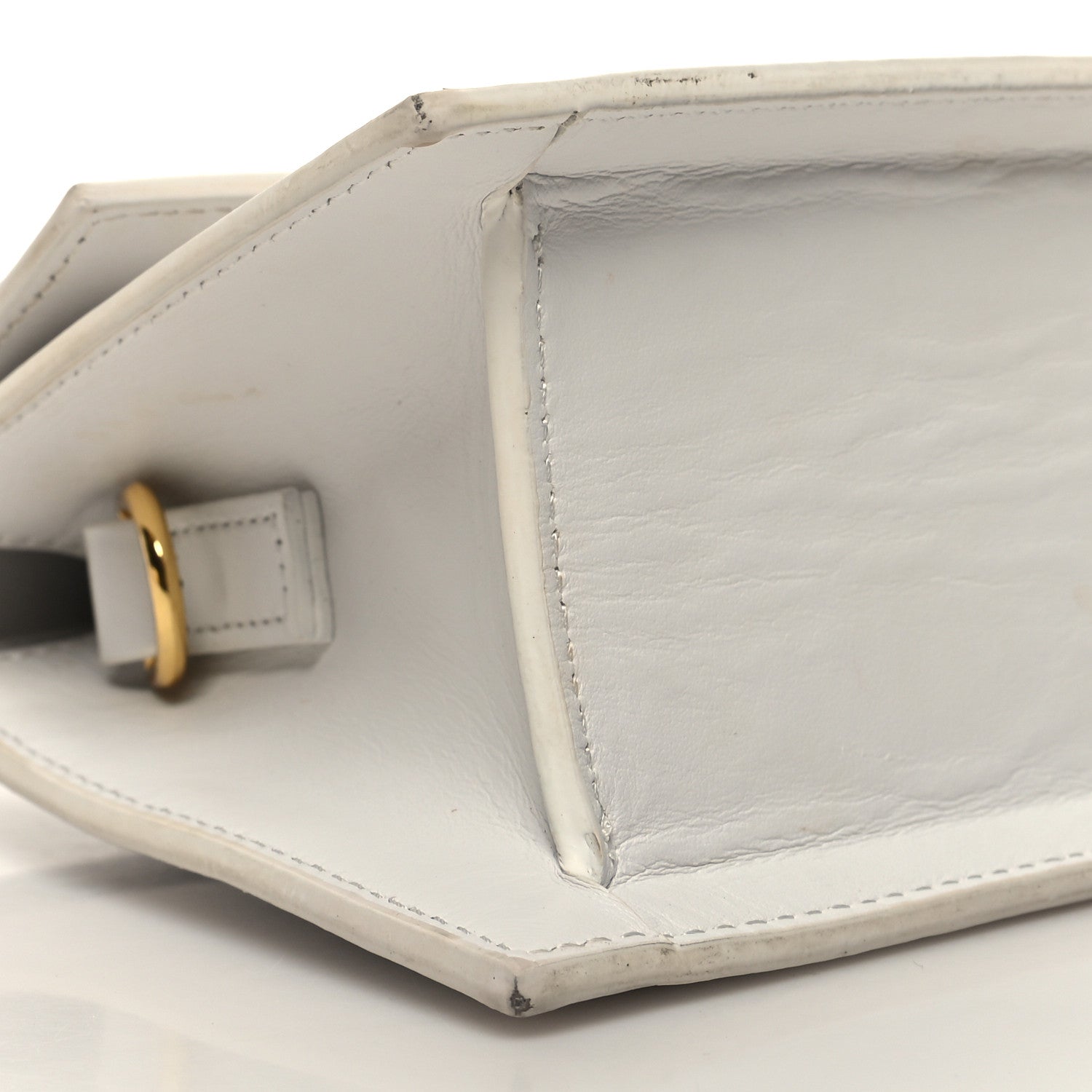 Jacquemus Smooth Calfskin Le Chiquito Moyen White 8 of 12