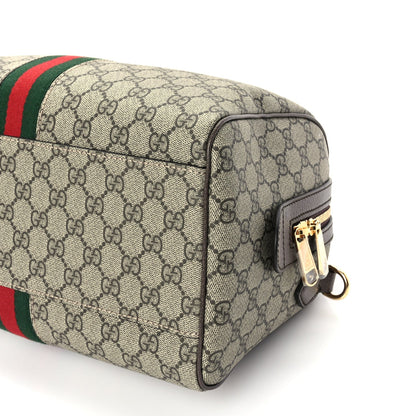 Gucci GG Supreme Monogram Web Medium Ophidia Top Handle Bag Beige Ebony 8 of 8