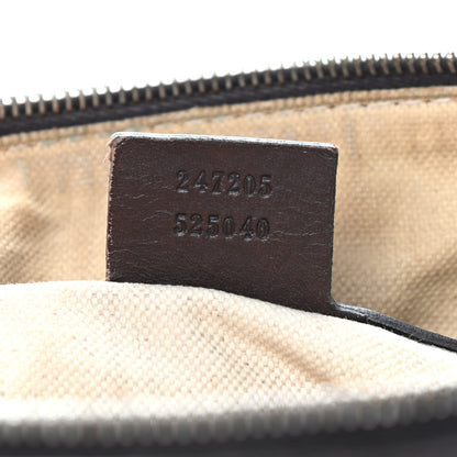 Gucci Monogram Vintage Web Medium Boston Dark Brown 7 of 26