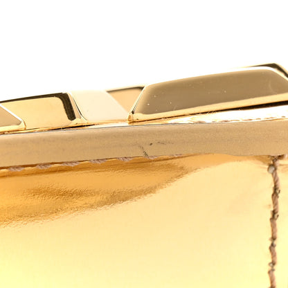 Prada Metallic Vitello Studded Mini Bag Platino 10 of 12