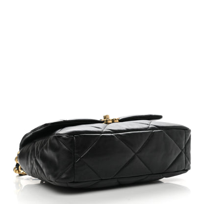 Chanel Lambskin Quilted Large Chanel 19 Flap Black 4 of 10