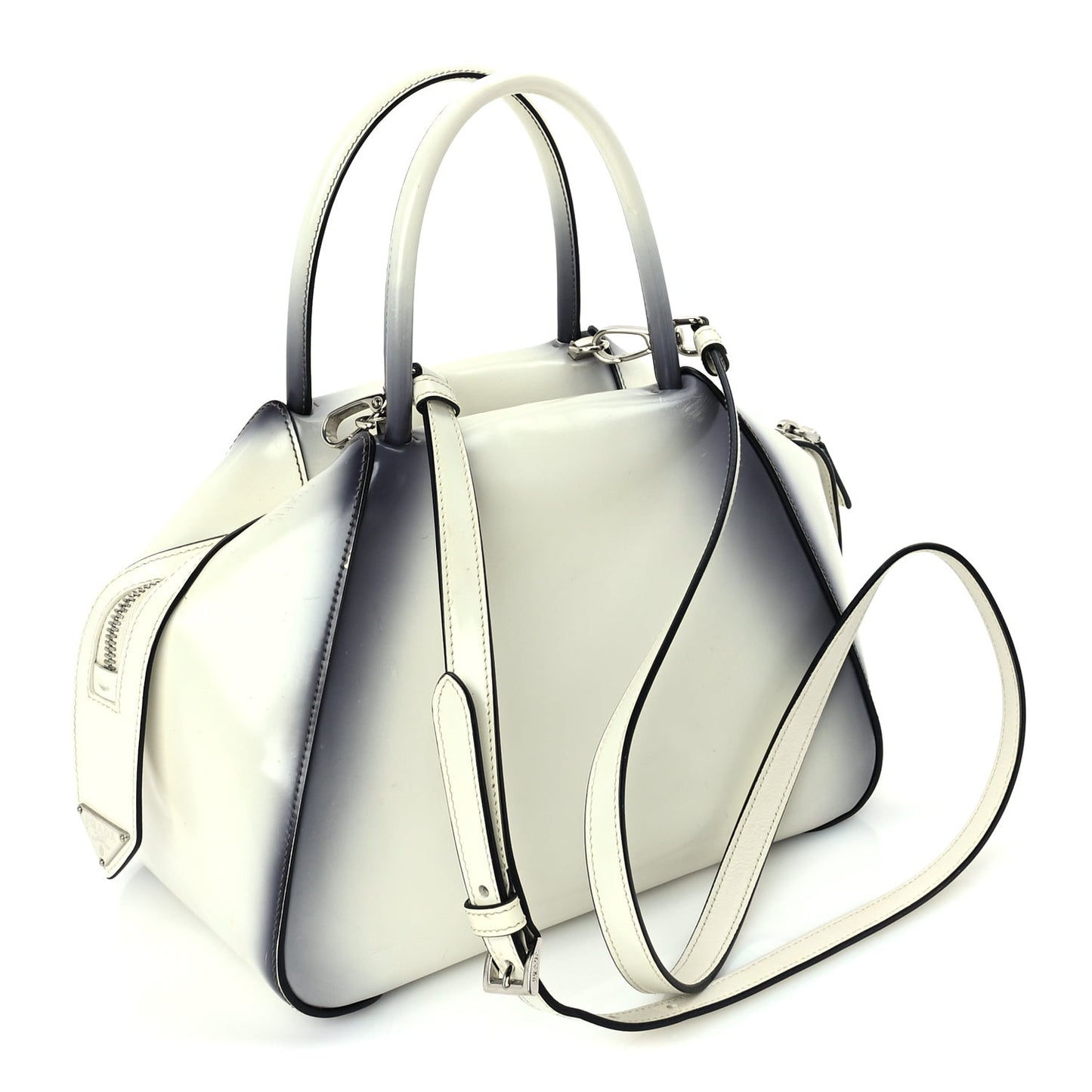 Spazzolato Small Supernova Handbag White Sfumato