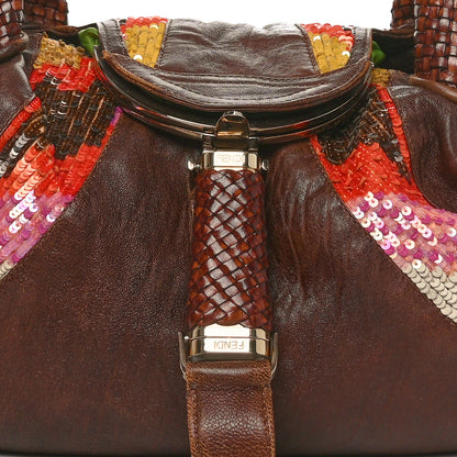 Fendi Nappa Sequin Spy Tobacco Multicolor 8 of 11