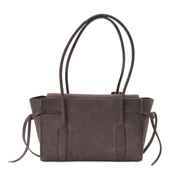 Mulberry MULBERRY Nubuck Small Soft Bayswater Satchel Ebomy 1 of 7
