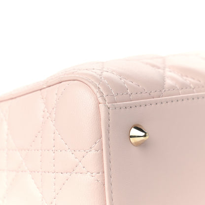 Christian Dior Lambskin Cannage Medium Lady Dior Light Pink 10 of 11