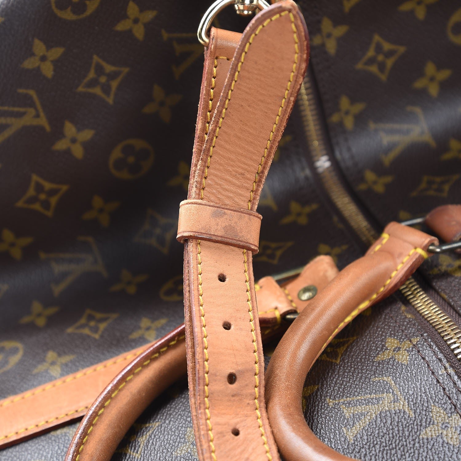 Louis Vuitton Monogram Keepall Bandouliere 60 19 of 27