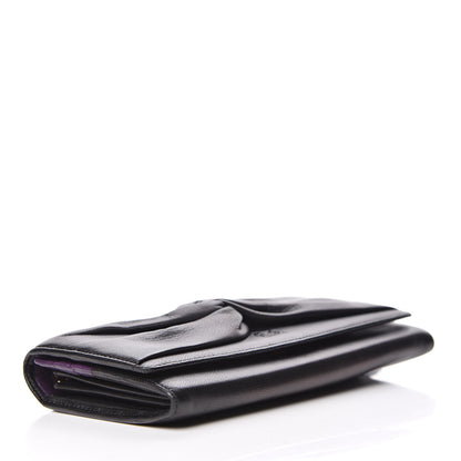 Loewe Nappa Bow Chain Wallet Black 4 of 9